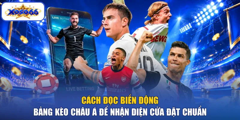Cách đọc biến động bảng kèo châu Á để nhận diện cửa đặt chuẩn