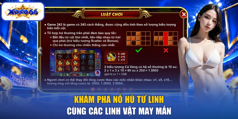 Khám phá Nổ hũ Tứ Linh cùng các linh vật may mắn