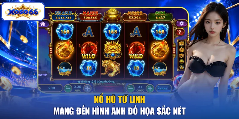Nổ hũ Tứ Linh mang đến hình ảnh đồ họa sắc nét